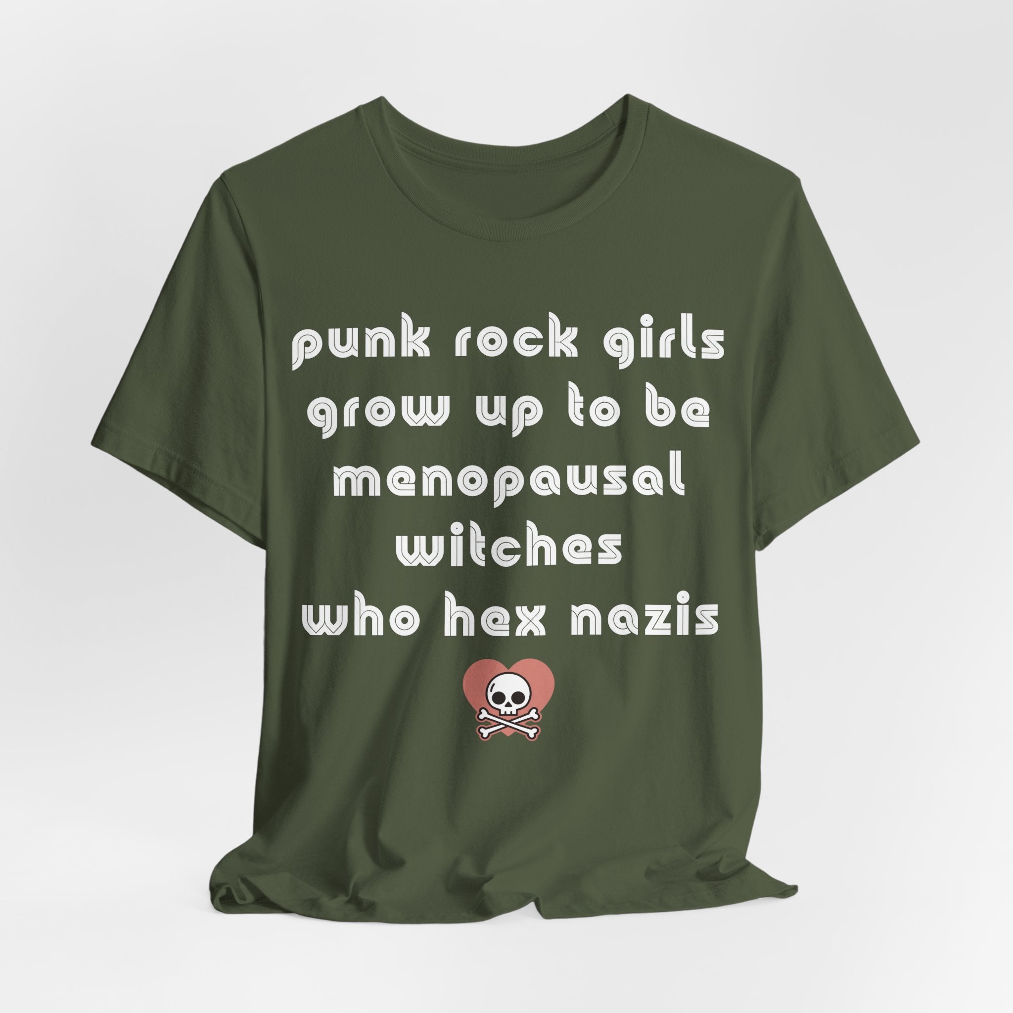 Punk Rock Girls Grow Up and Hex Nazis Short Sleeve Tee