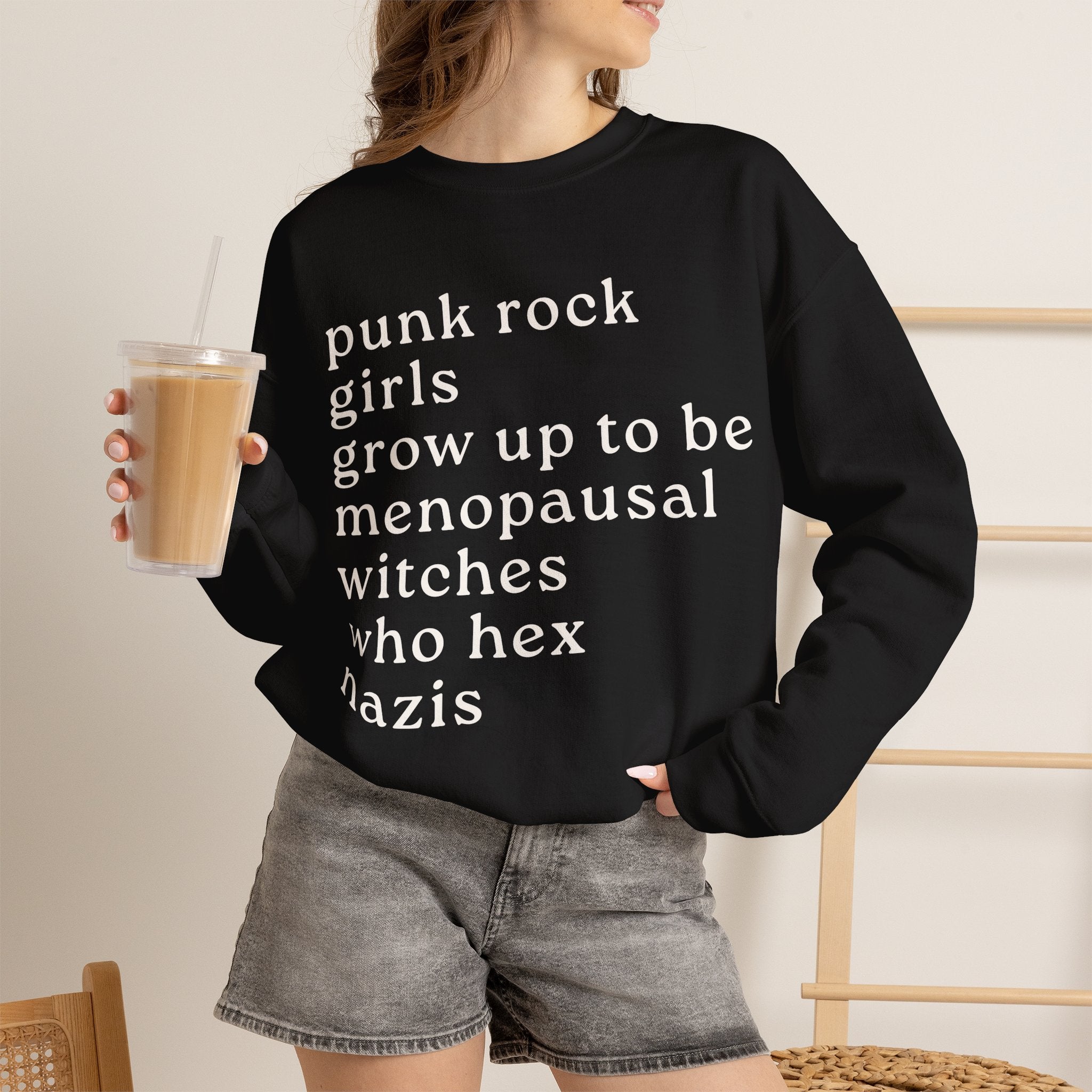 Punk Rock Girls Grow Up Sweatshirt