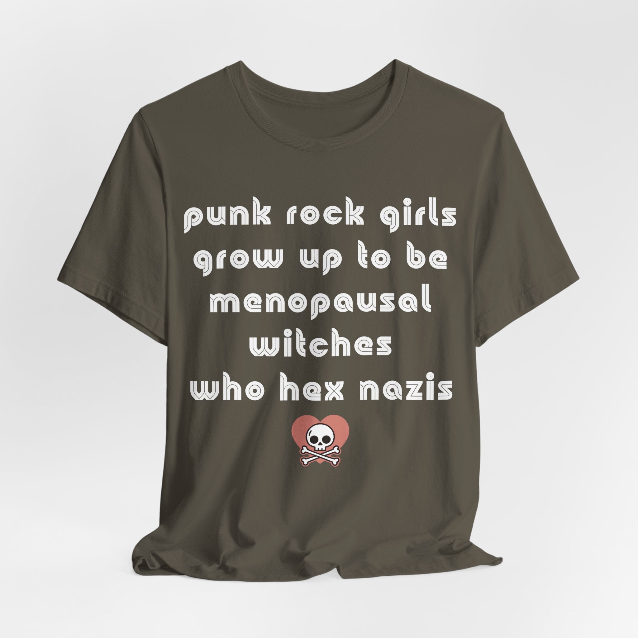 Punk Rock Girls Grow Up and Hex Nazis Short Sleeve Tee