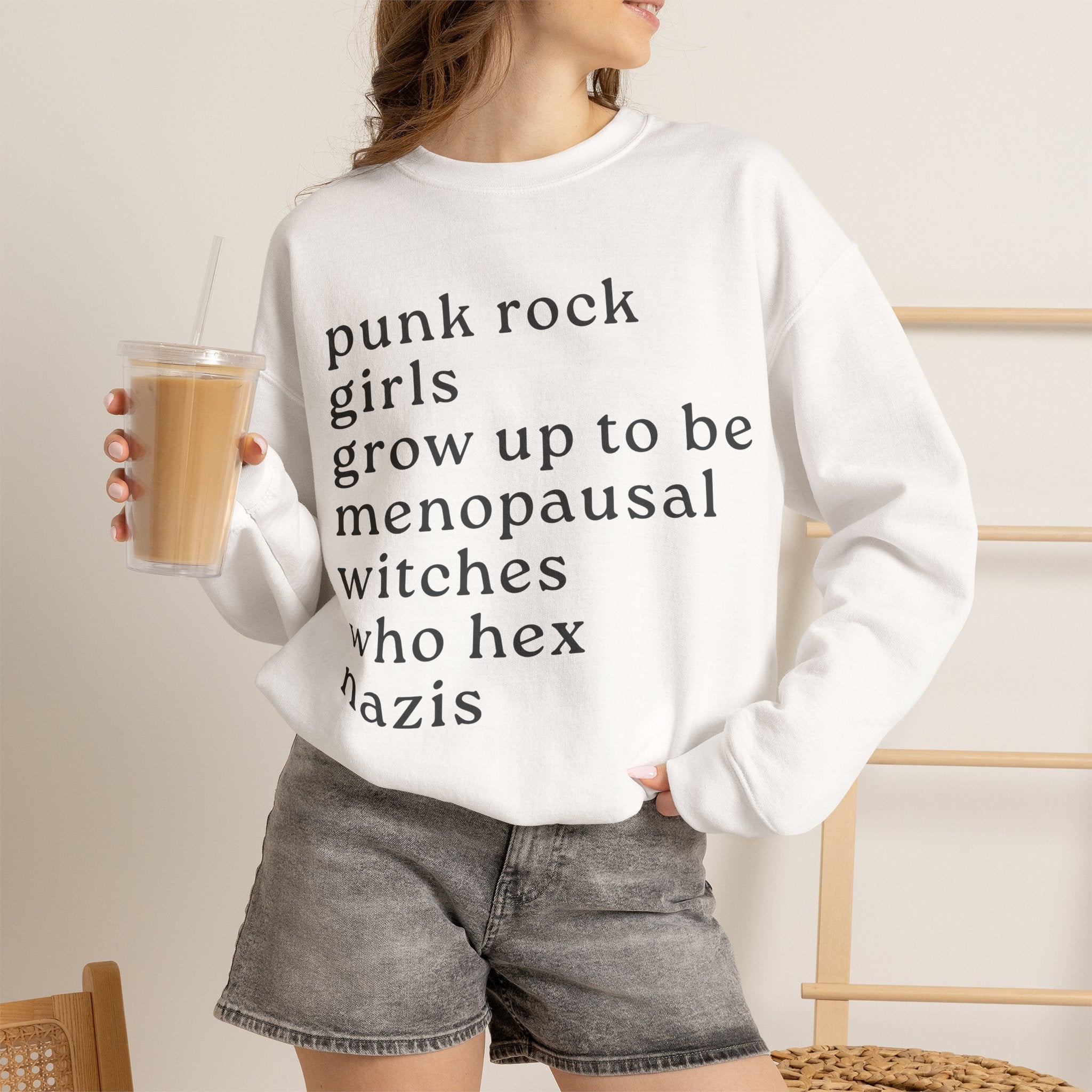 Punk Rock Girls Grow Up Sweatshirt