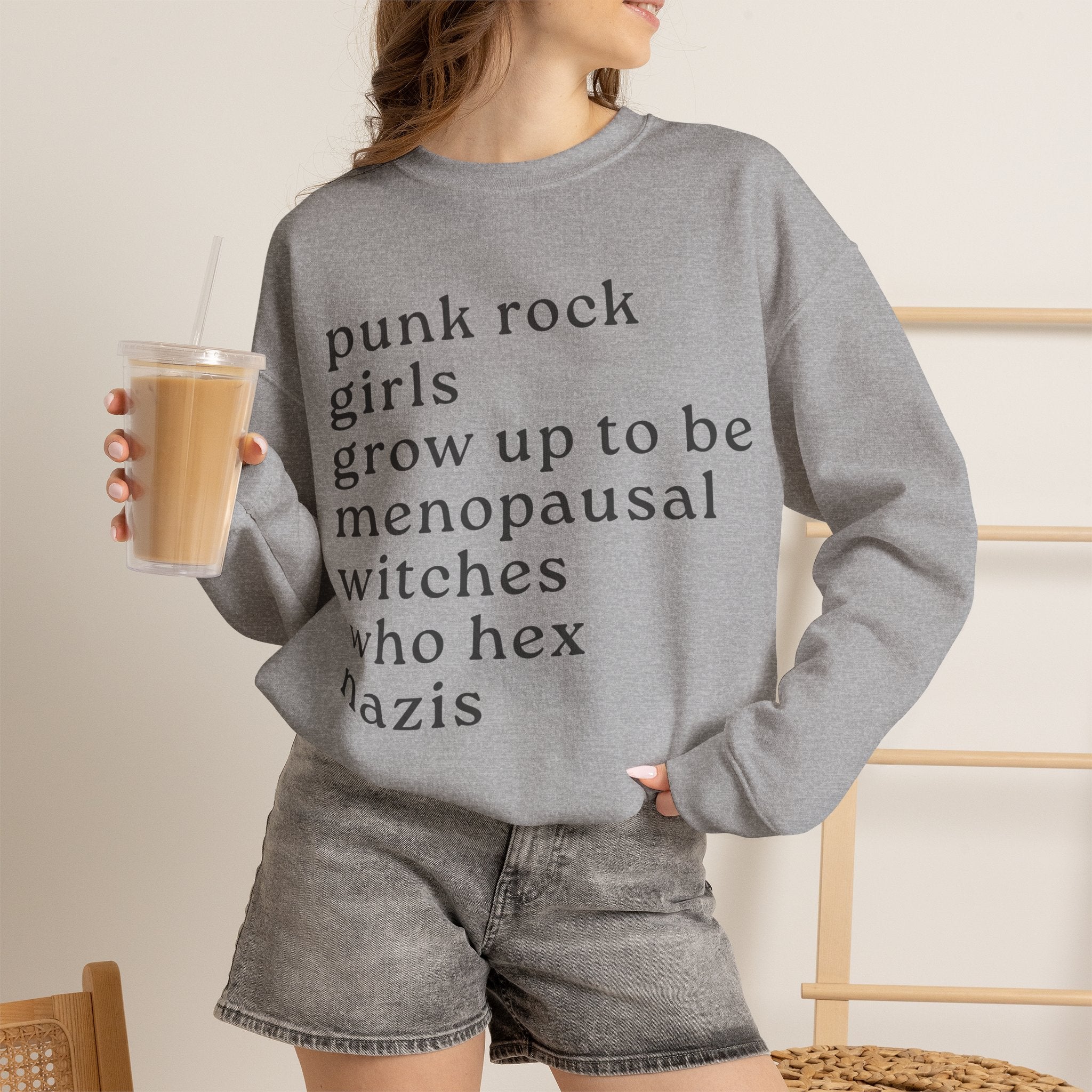 Punk Rock Girls Grow Up Sweatshirt