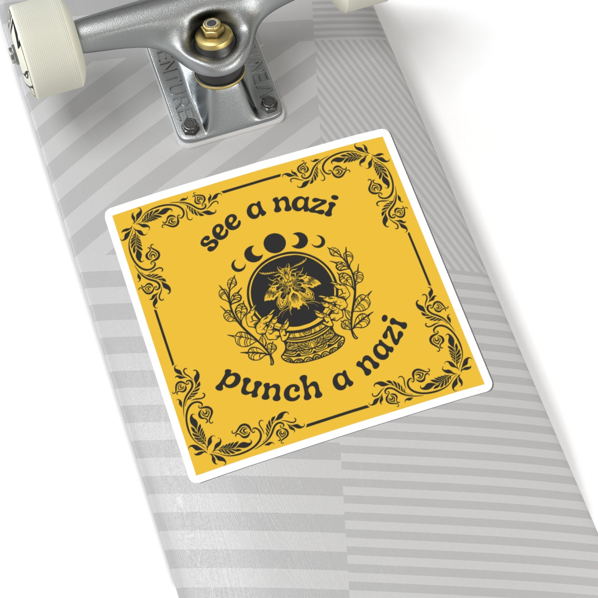 See a Nazi, Punch a Nazi Sticker Vinyl Sticker