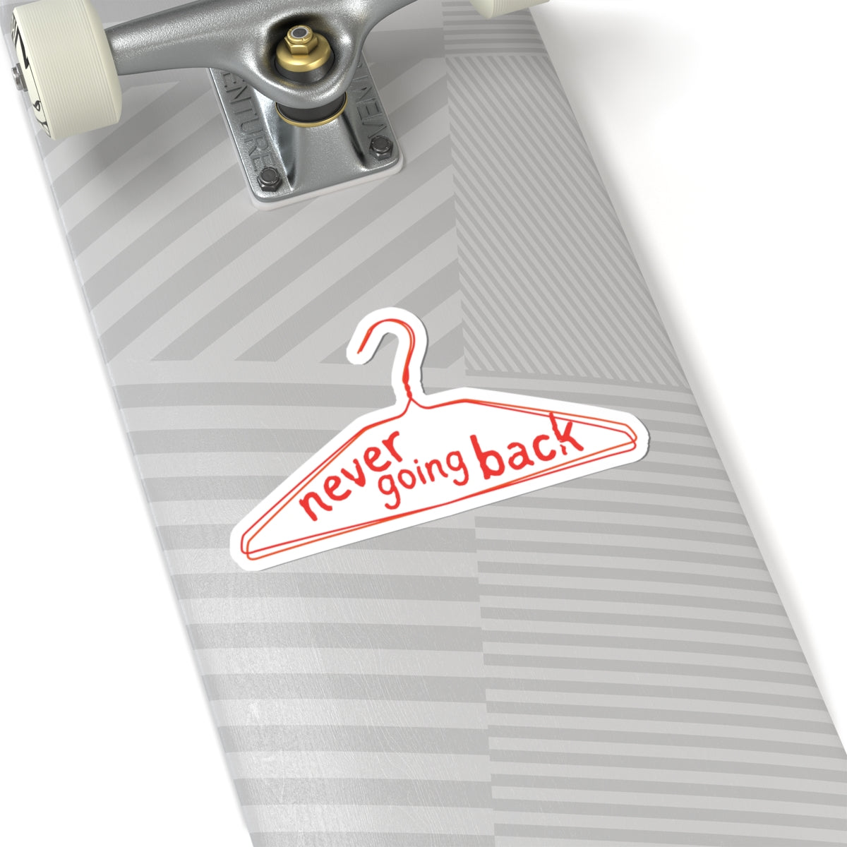 Never Going Back Vinyl Sticker