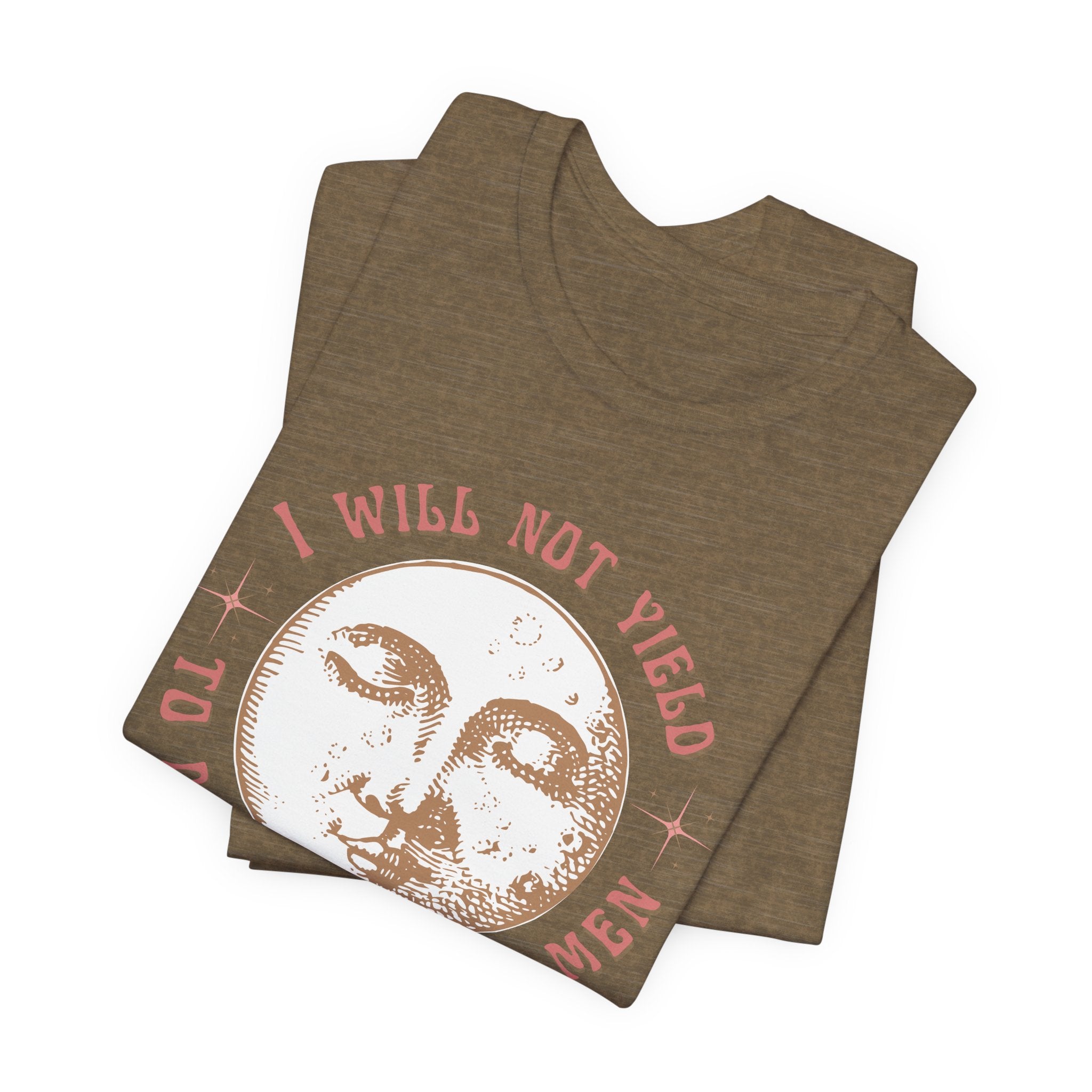 I Will Not Yield T-Shirt,AOC Quote Short Sleeve Shirt