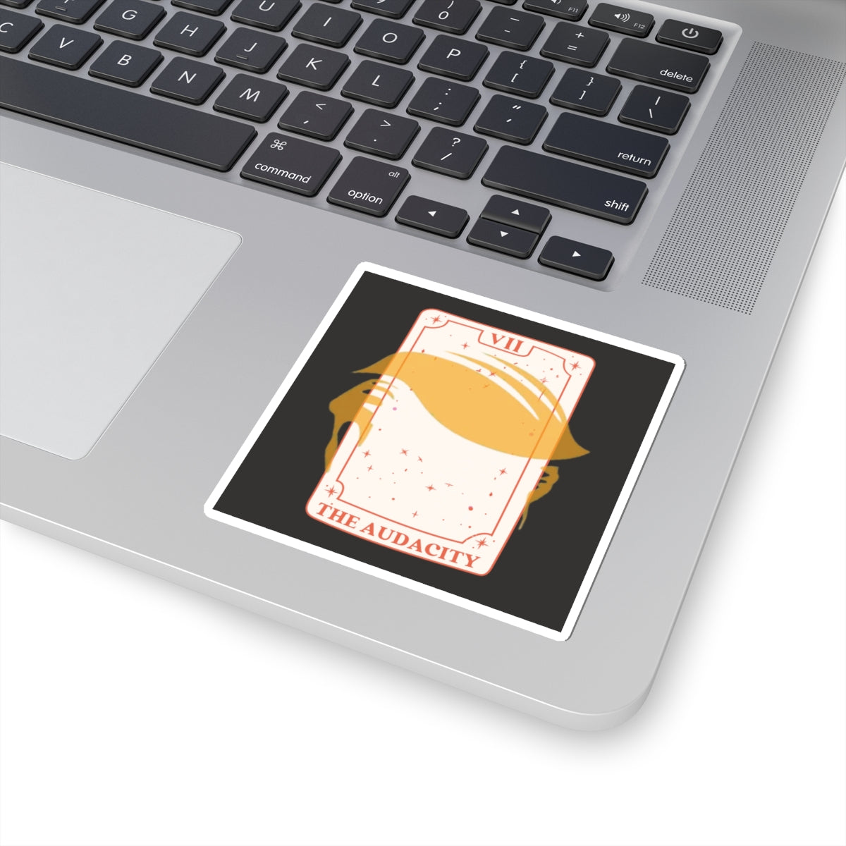 The Audacity Anti-Trump Sticker | Anti-Oligarchy Vinyl Decal |Political Tarot-Inspired Art for Protest, Laptops, Resistance Magic|ANTIFA