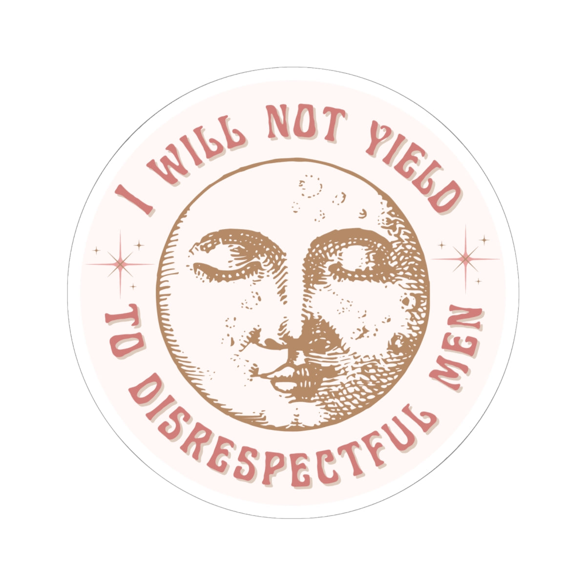I Will Not Yield to Disrespectful Men, Alexandria Ocasio-Cortez Sticker