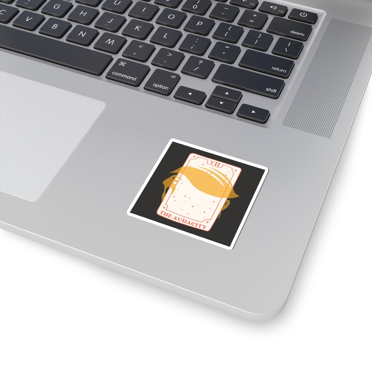 The Audacity Anti-Trump Sticker | Anti-Oligarchy Vinyl Decal |Political Tarot-Inspired Art for Protest, Laptops, Resistance Magic|ANTIFA
