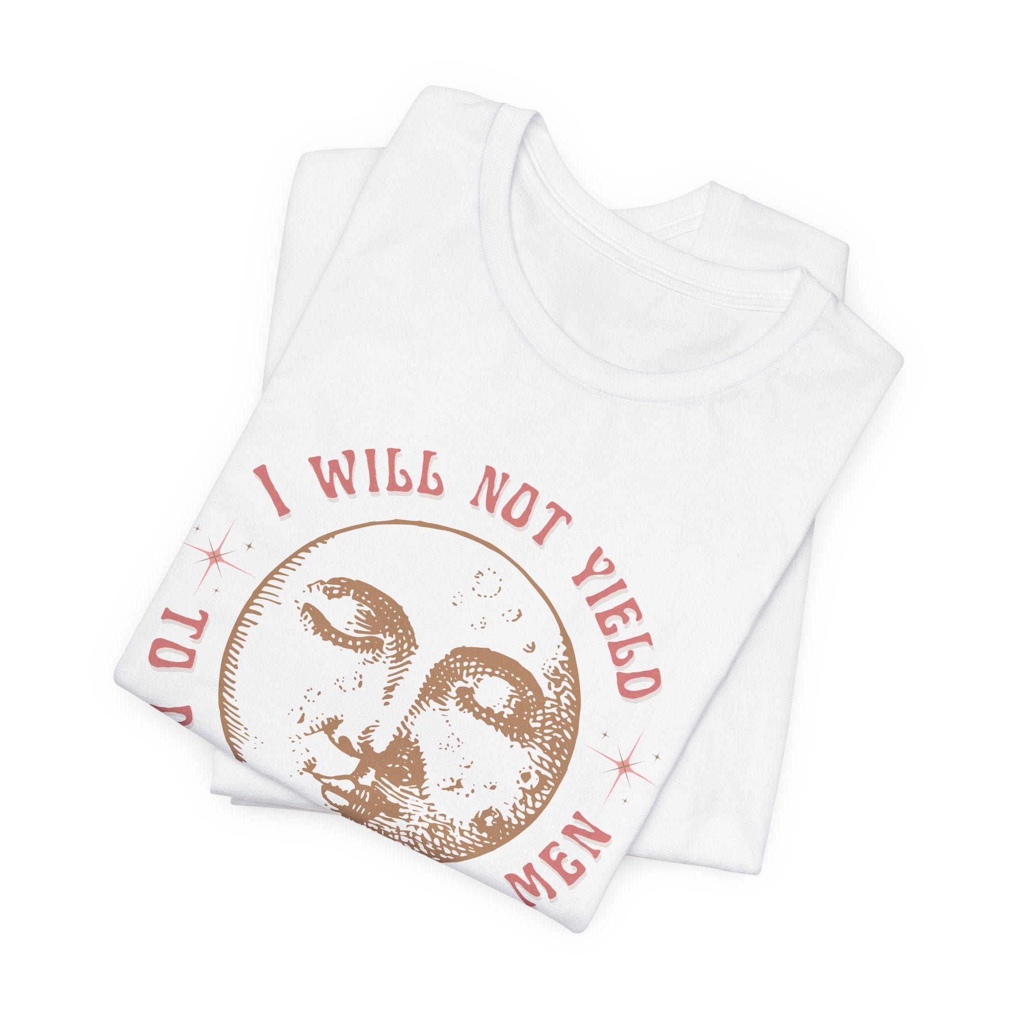 I Will Not Yield T-Shirt,AOC Quote Short Sleeve Shirt