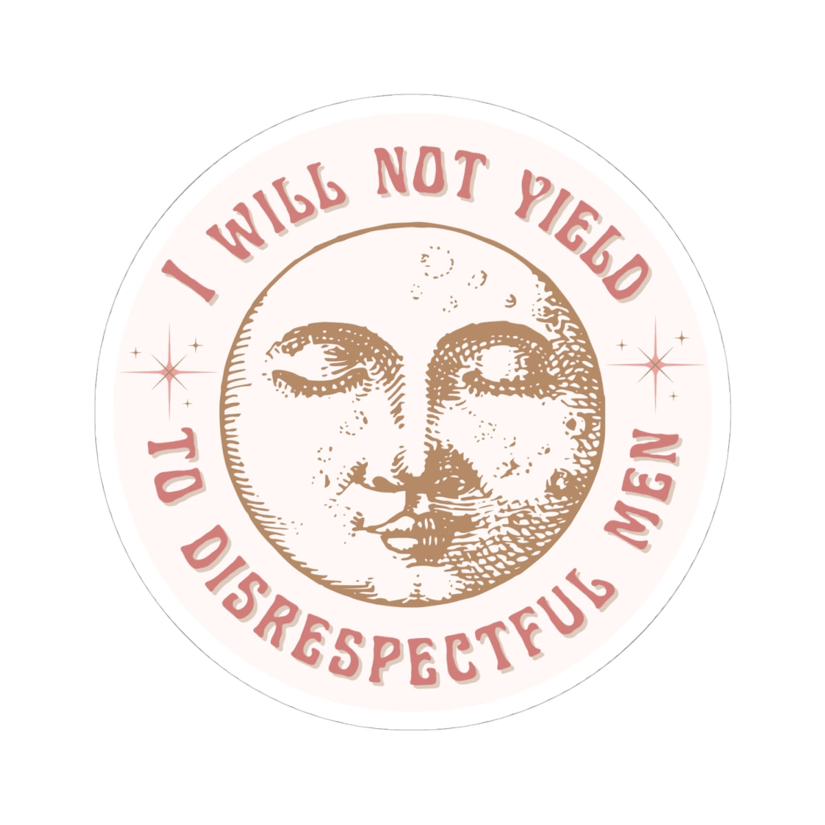 I Will Not Yield to Disrespectful Men, Alexandria Ocasio-Cortez Sticker