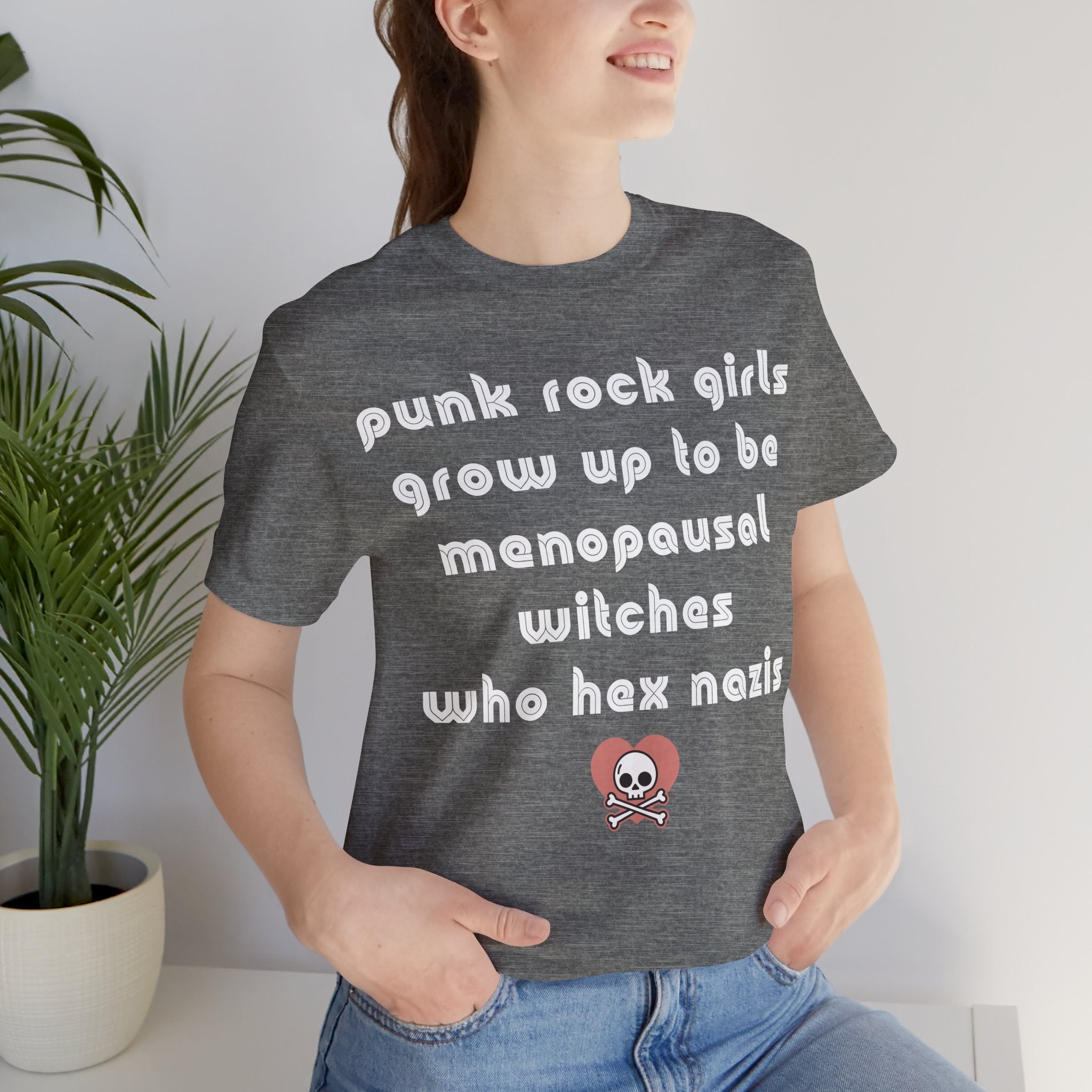 Punk Rock Girls Grow Up and Hex Nazis Short Sleeve Tee