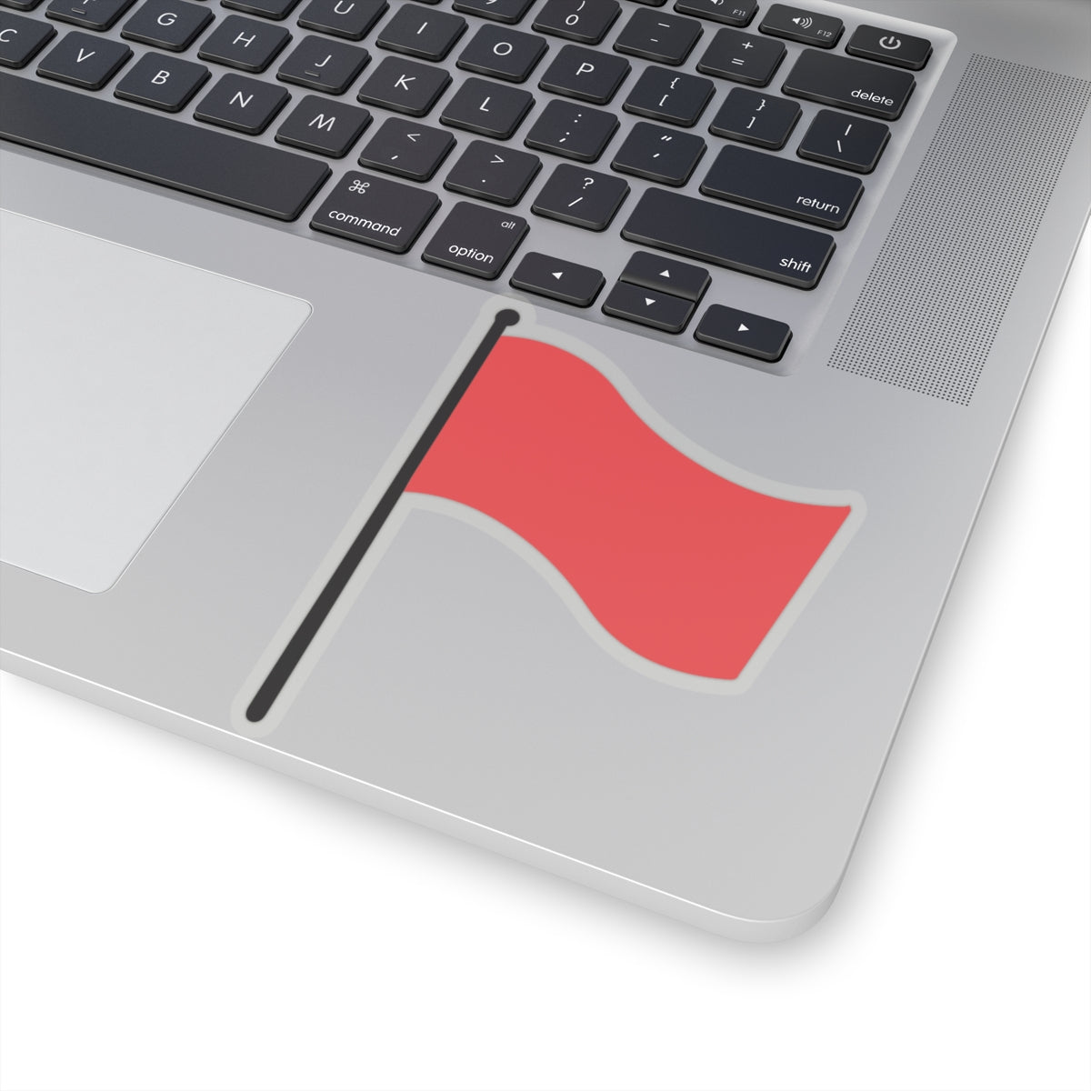 Tiny Red Flag Vinyl Sticker