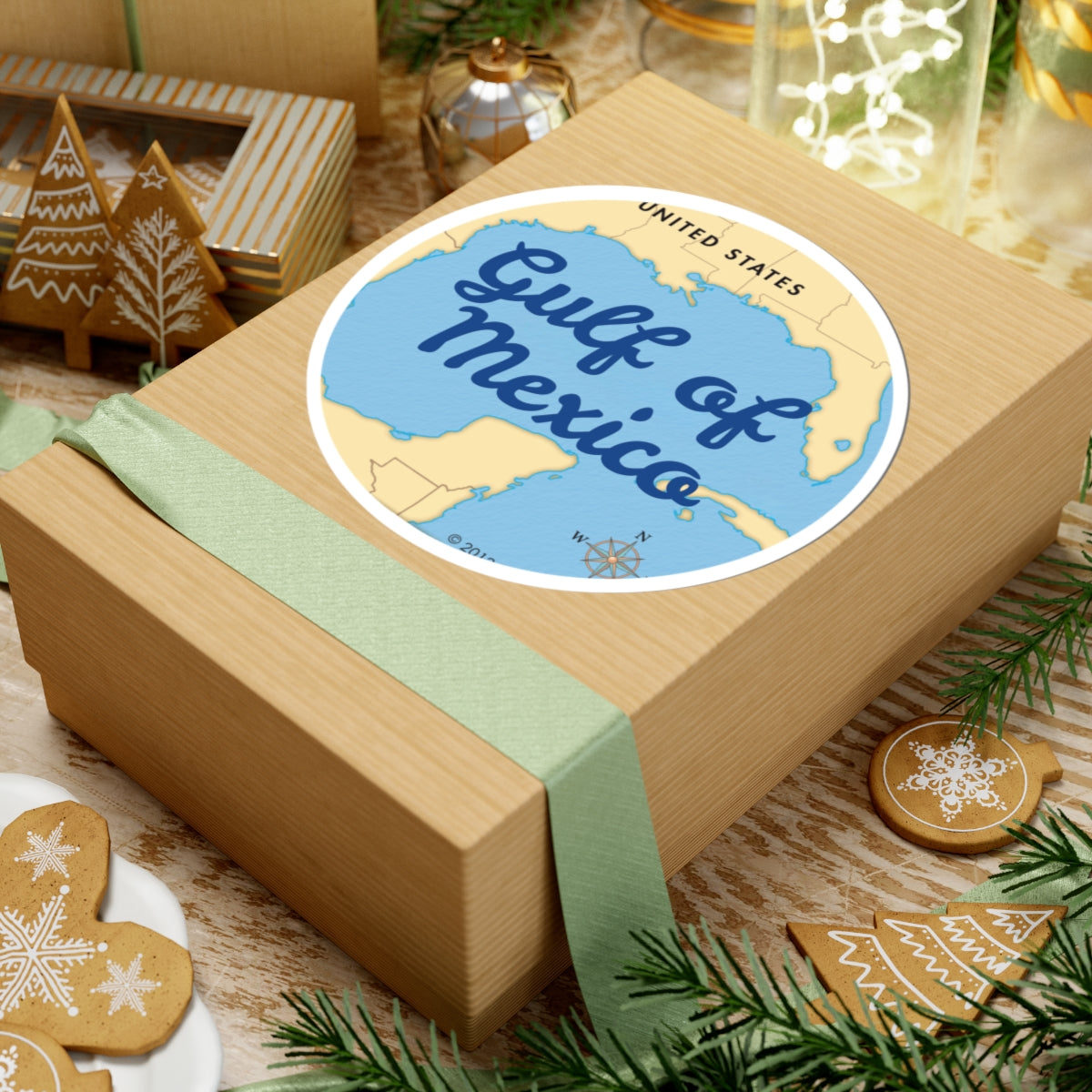 Gulf of Mexico Vinyl Sticker