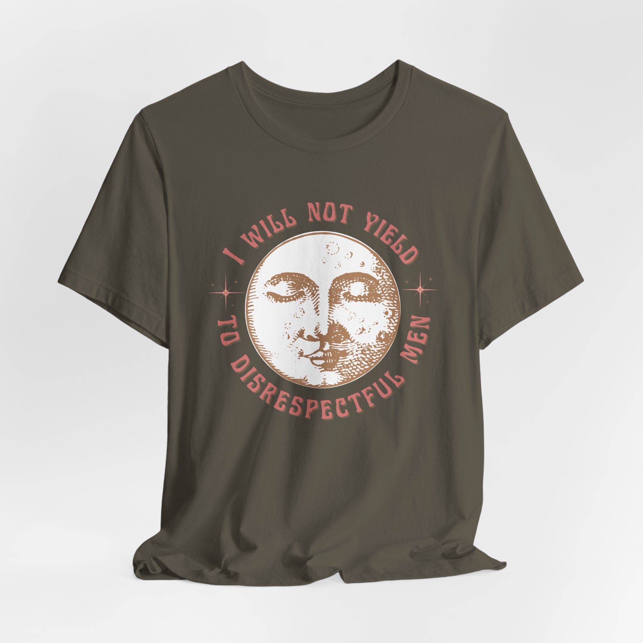 I Will Not Yield T-Shirt,AOC Quote Short Sleeve Shirt
