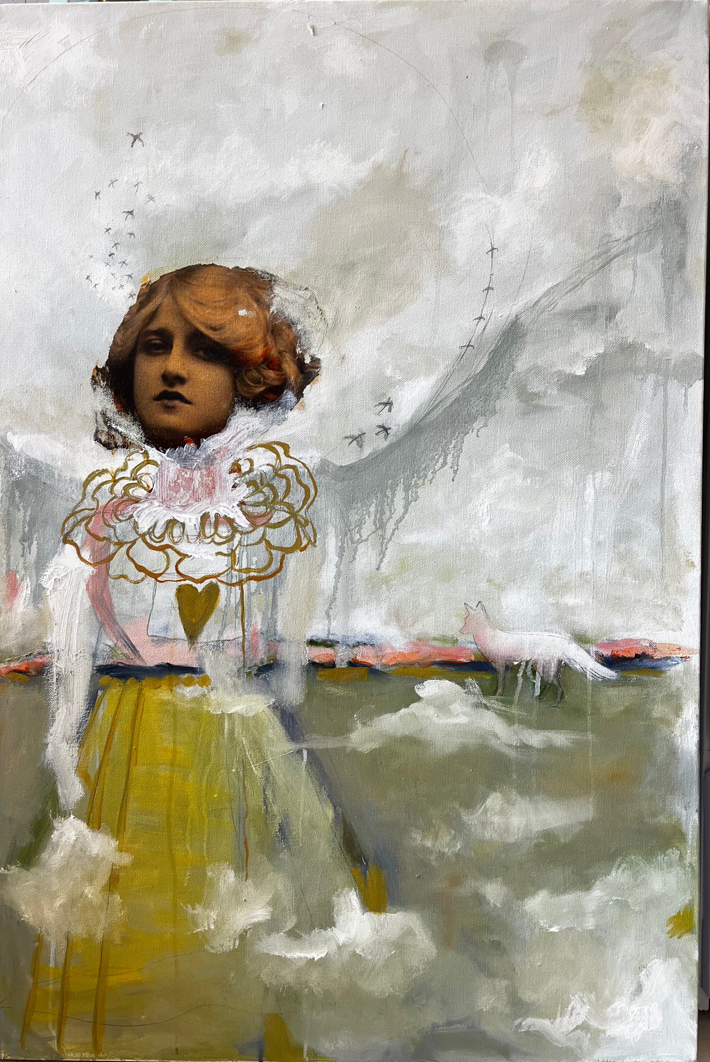 Doll Parts- Art Print of Original Oil Painting
