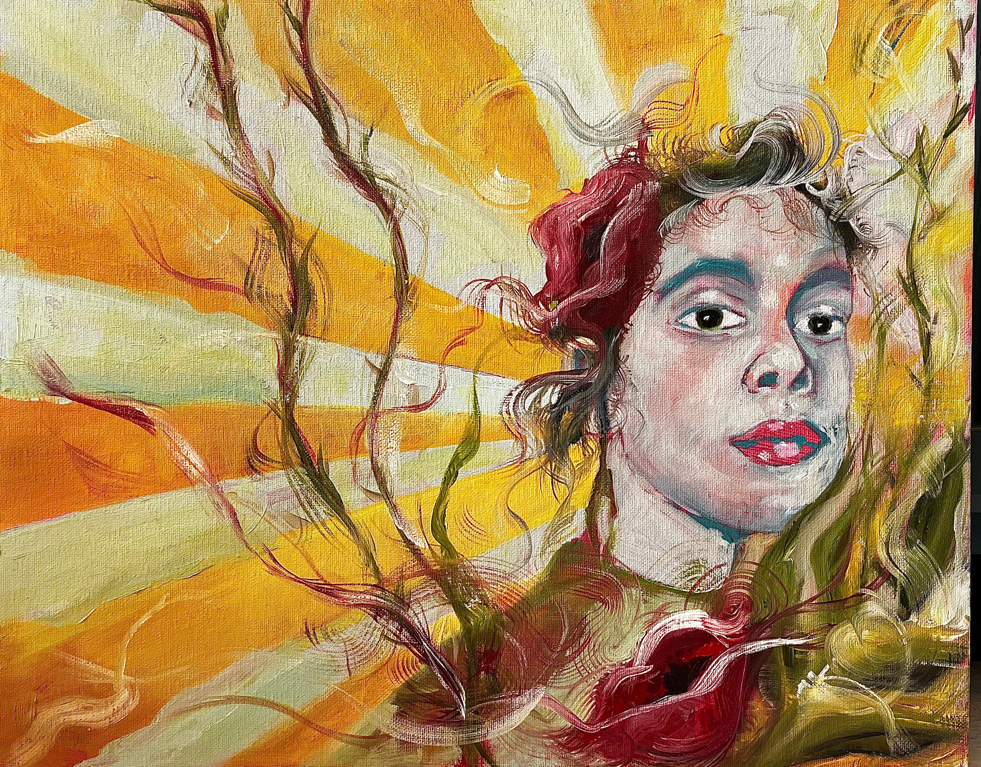 She Grows Like Corn - Art Print of Original Oil Painting