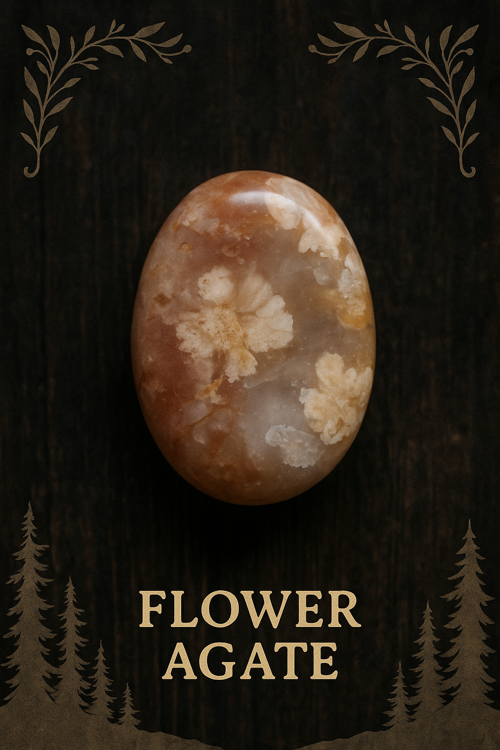 Flower Agate Stone