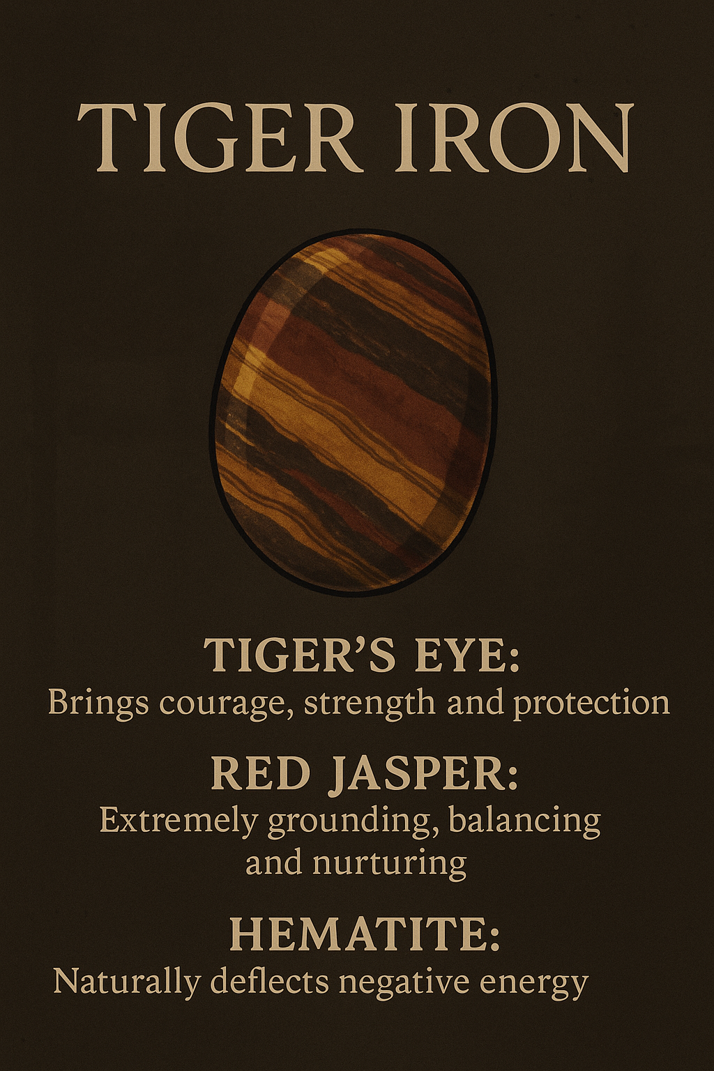 Tiger Iron Palm Stones