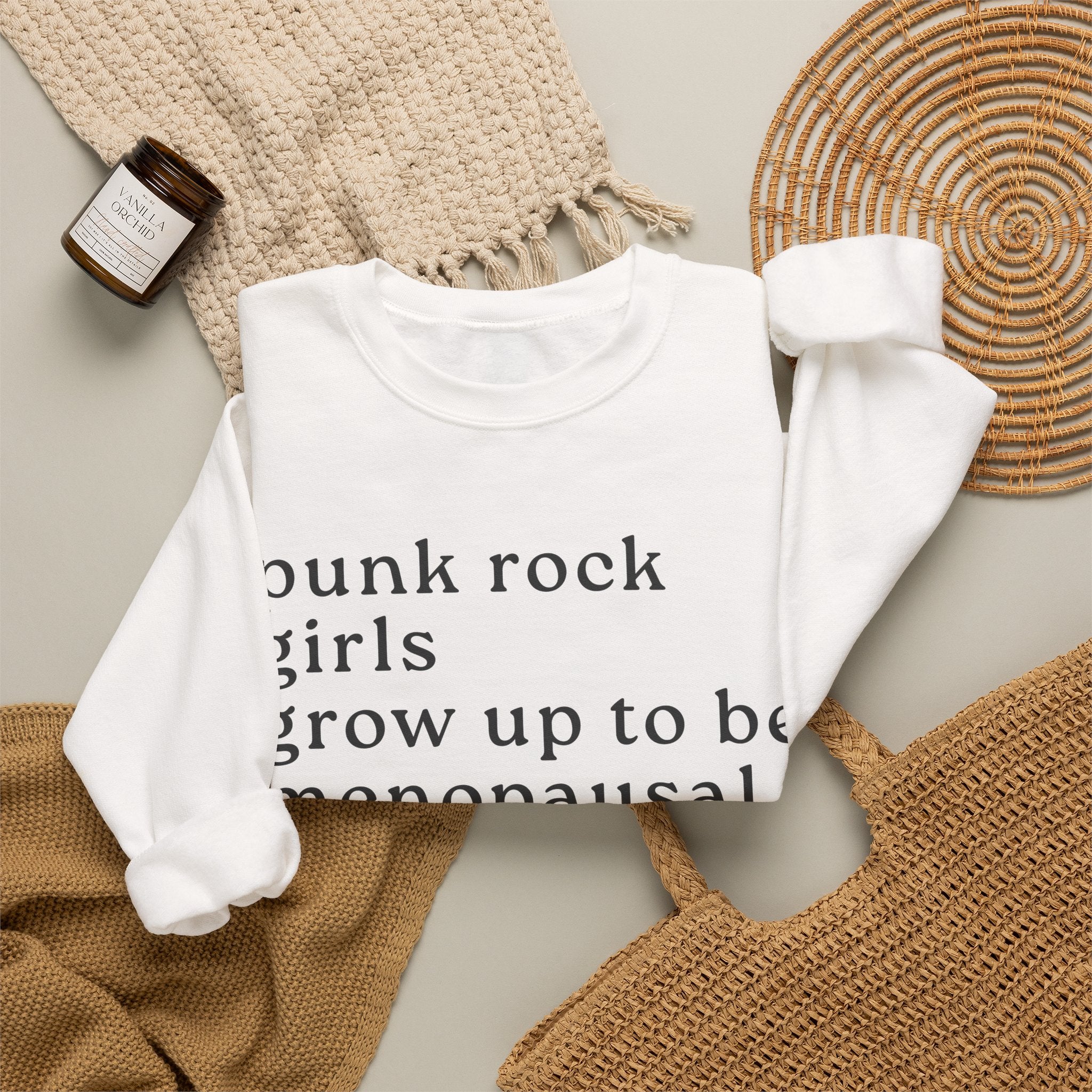 Punk Rock Girls Grow Up Sweatshirt