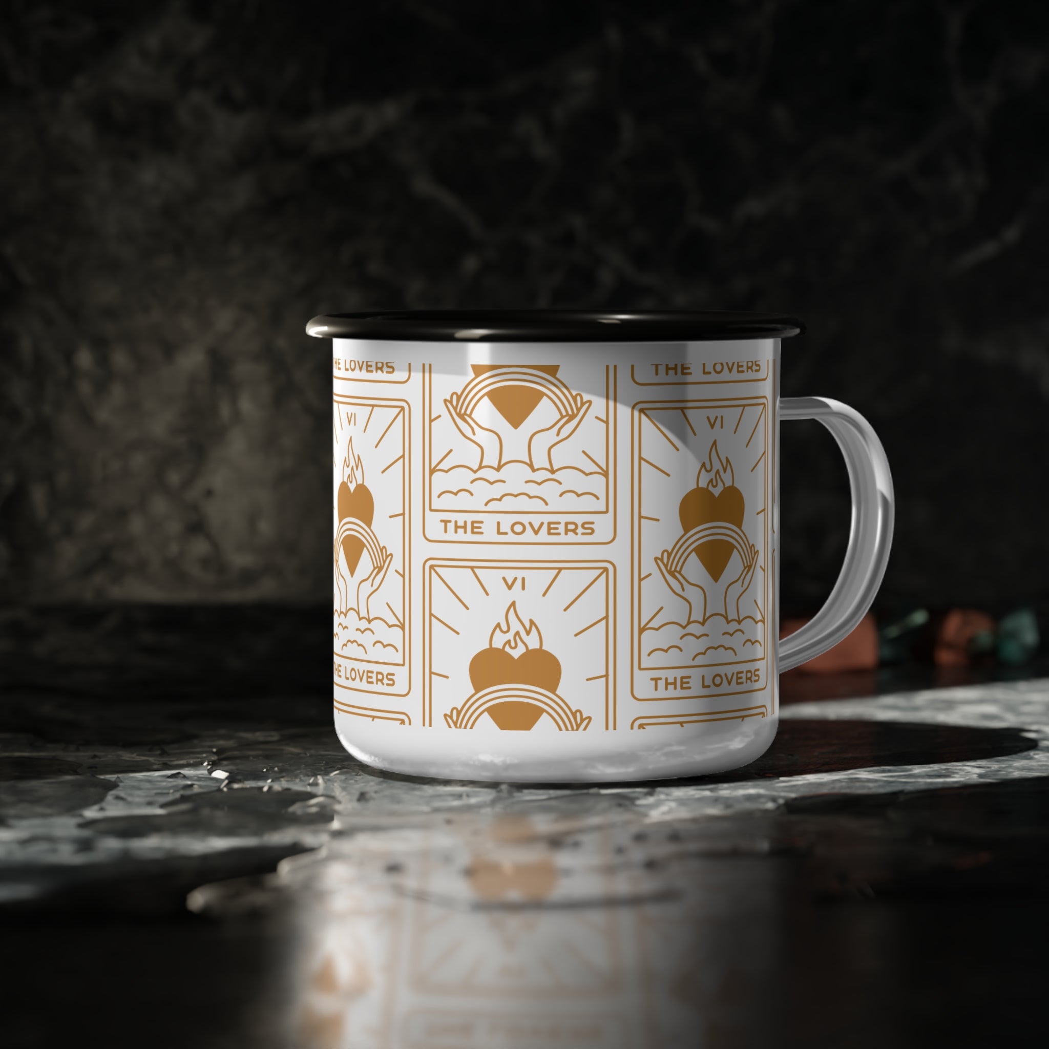 The Lovers Marigold Enamel Camp Cup