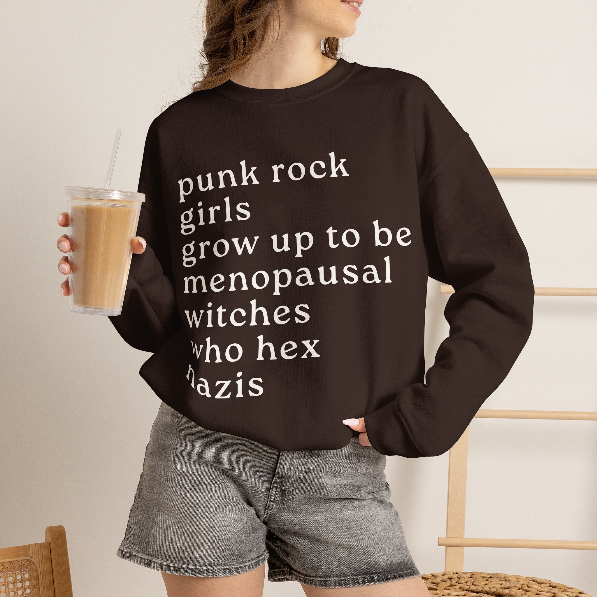 Punk Rock Girls Grow Up Sweatshirt