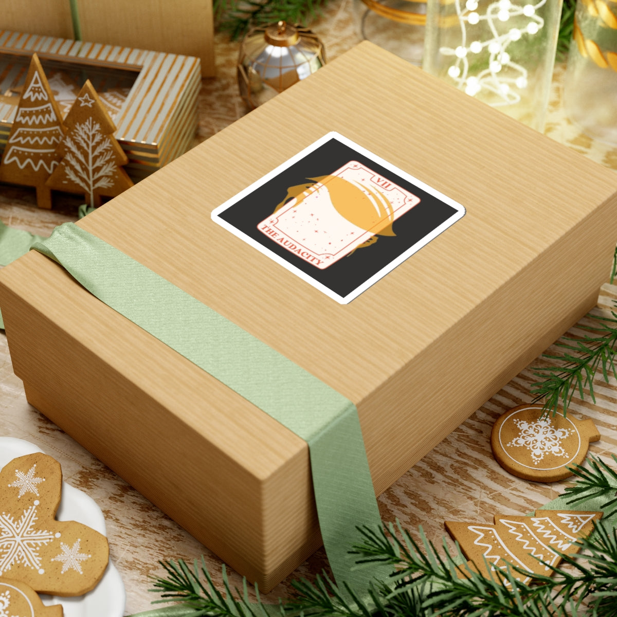 The Audacity Anti-Trump Sticker | Anti-Oligarchy Vinyl Decal |Political Tarot-Inspired Art for Protest, Laptops, Resistance Magic|ANTIFA