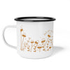 Don't Give Much of a Fuck Marigold Enamel 12 oz Coffee Mug