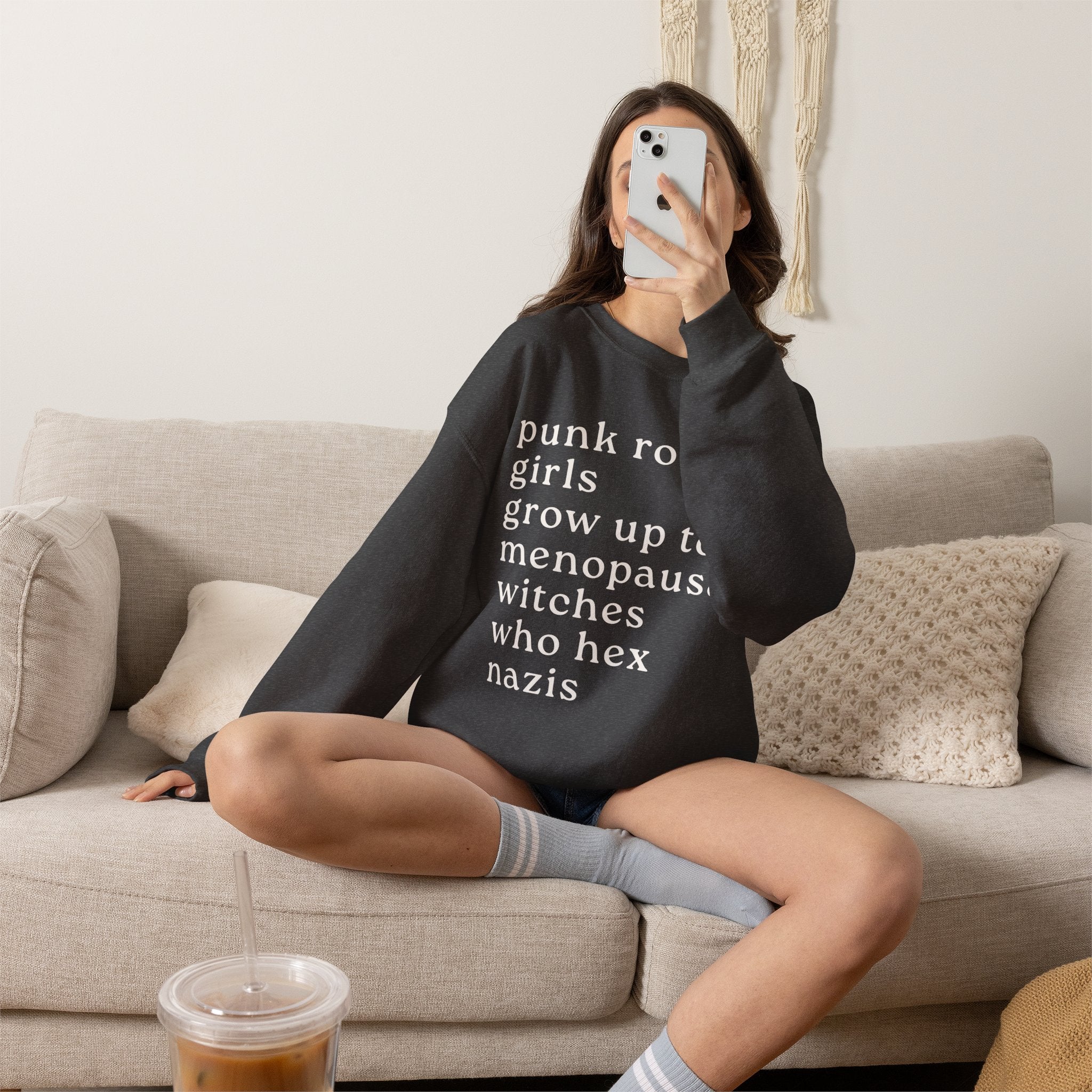 Punk Rock Girls Grow Up Sweatshirt