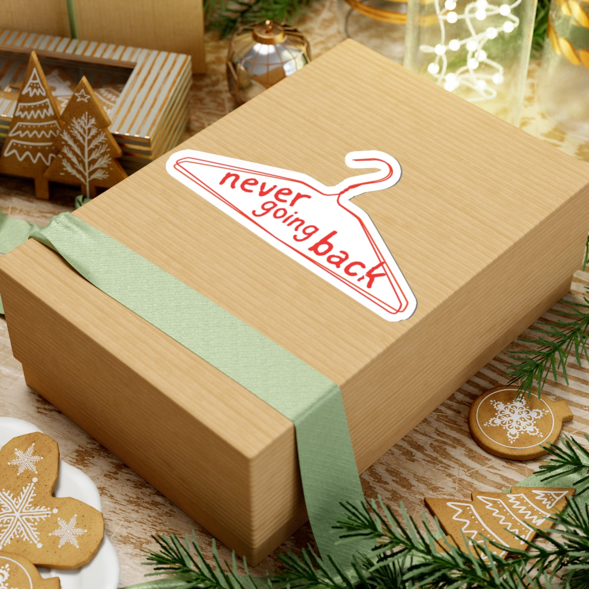 Never Going Back Vinyl Sticker