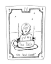 The Self Doubt Tarot Card 8.5"x11" Print