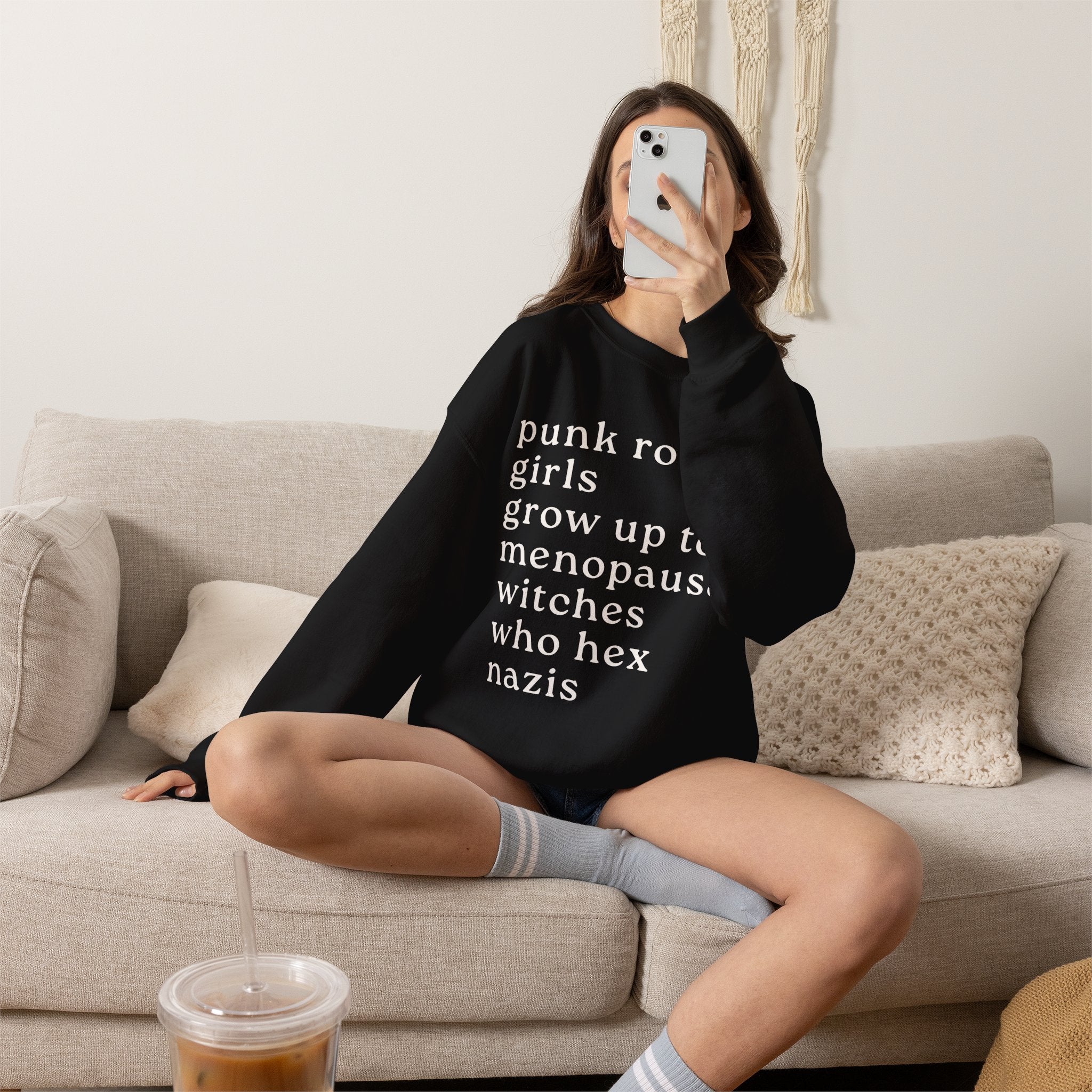 Punk Rock Girls Grow Up Sweatshirt