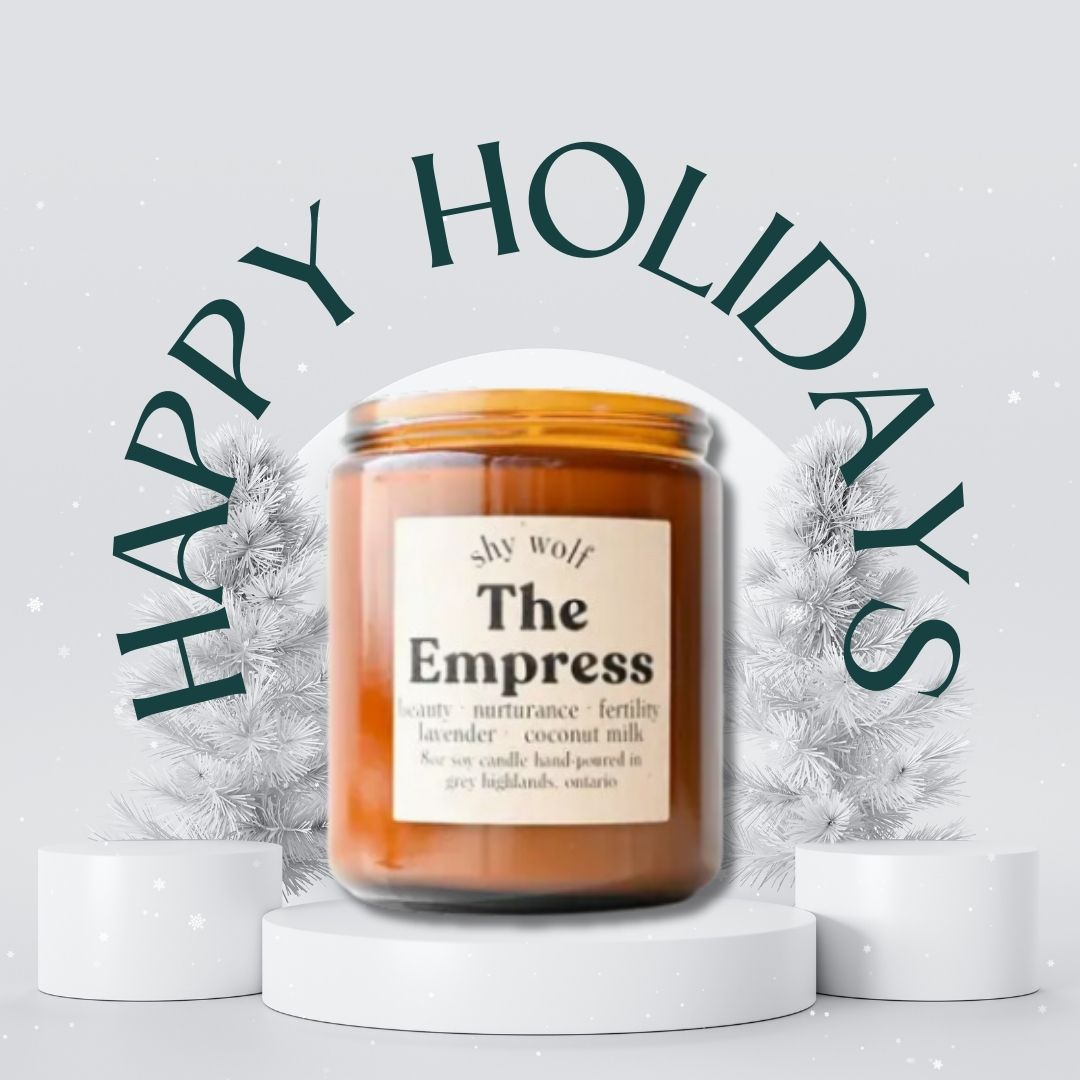 The Empress Lavender and Coconut Milk Soy 8oz Candle