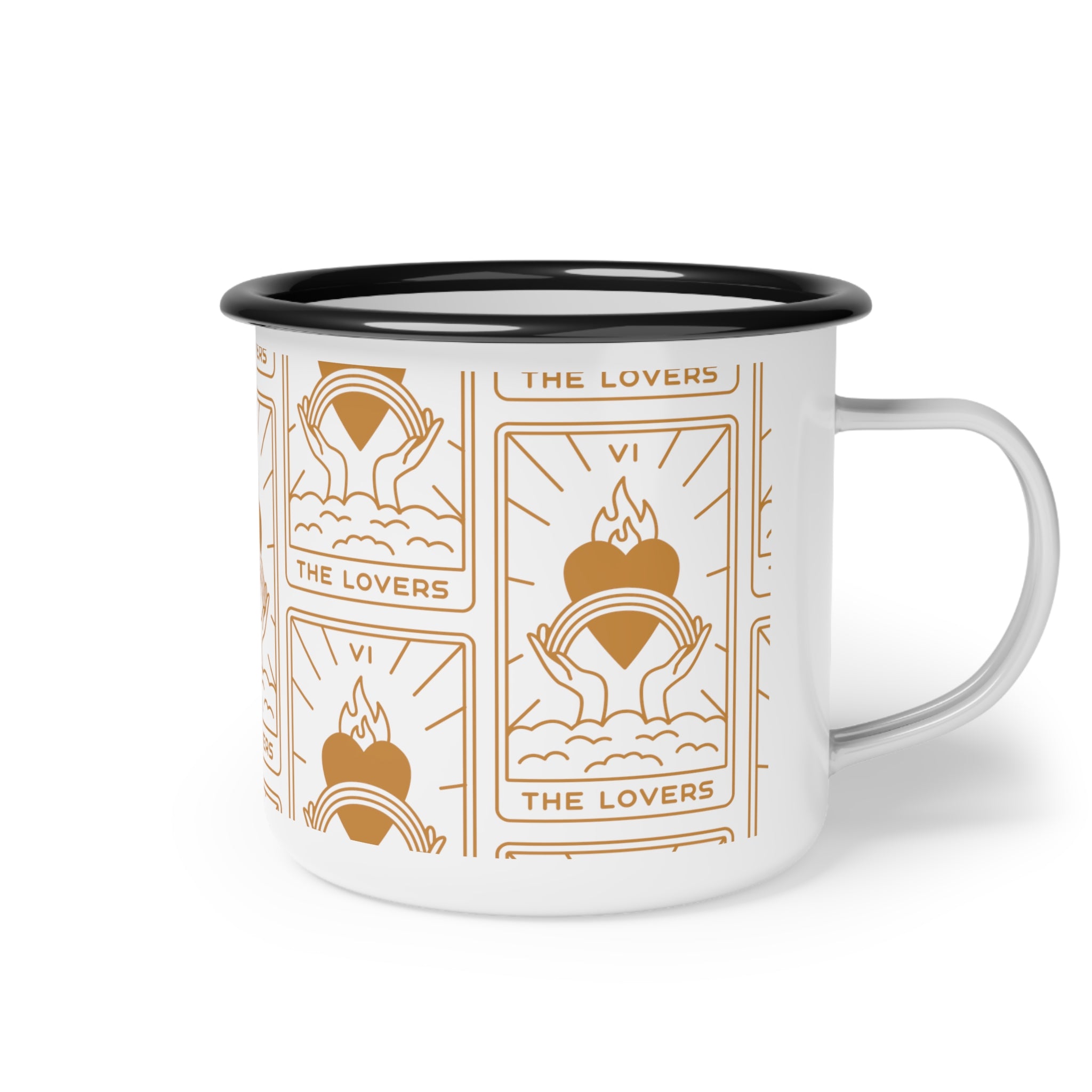 The Lovers Marigold Enamel 12oz Coffee Mug