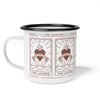 The Lovers Brick Red Enamel 12oz Coffee Mug