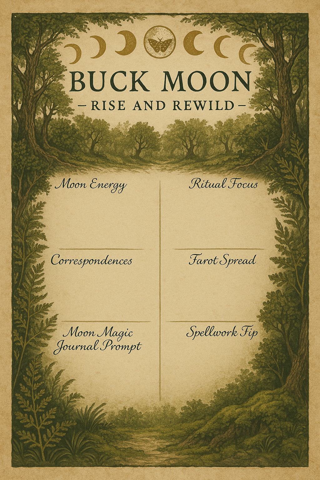 July Buck Moon Ritual Boxes