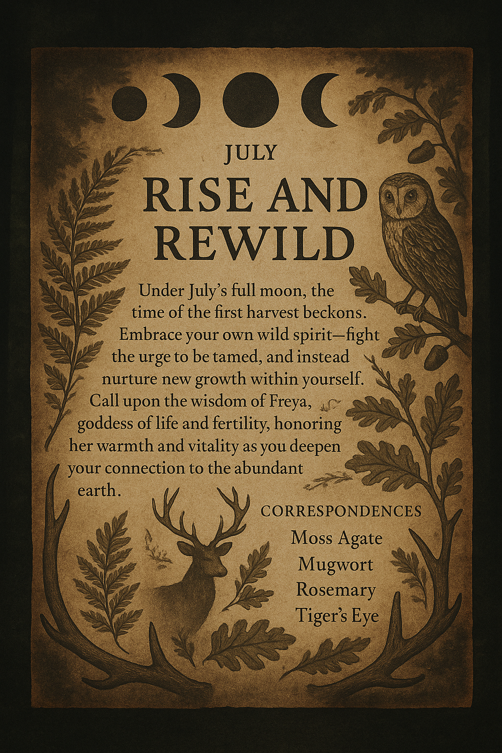 July Buck Moon Ritual Boxes