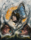 Owl Eyes - Art Print of Original Oil Painting