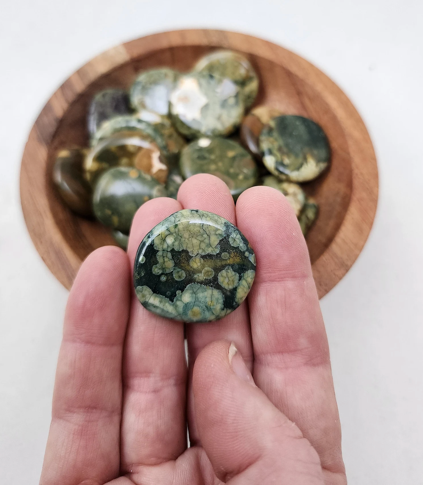 Rainforest Jasper Pocket Stone