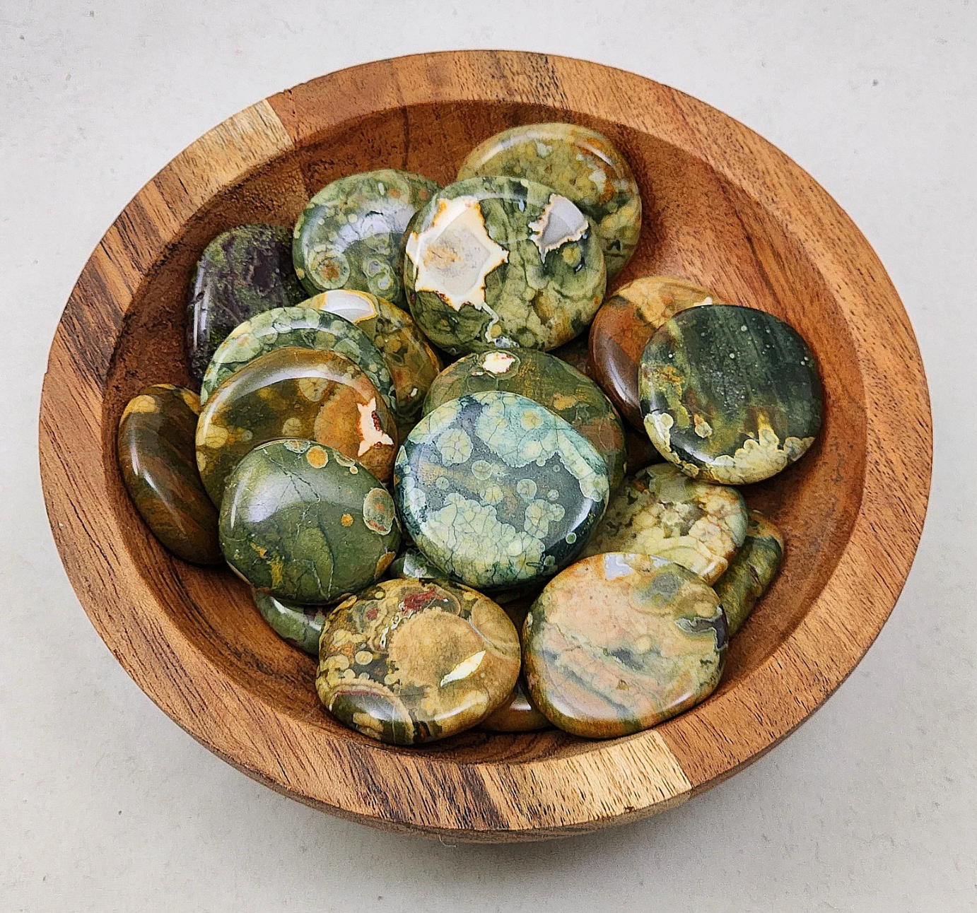 Rainforest Jasper Pocket Stone