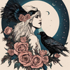 Stevie Nicks and the Starry Sky Print #5