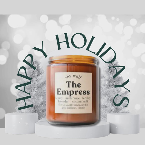 The Empress Lavender and Coconut Milk Soy 8oz Candle