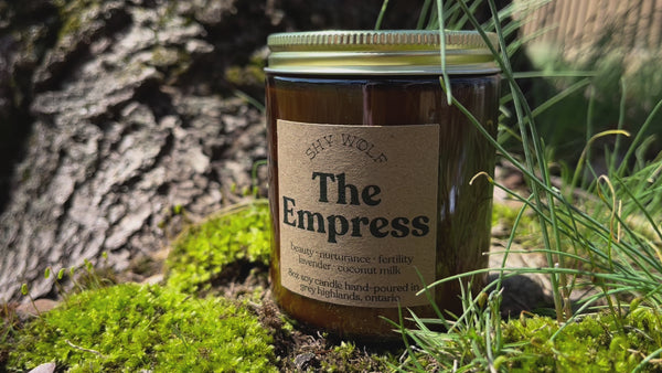 The Empress Lavender and Coconut Milk Soy 8oz Candle